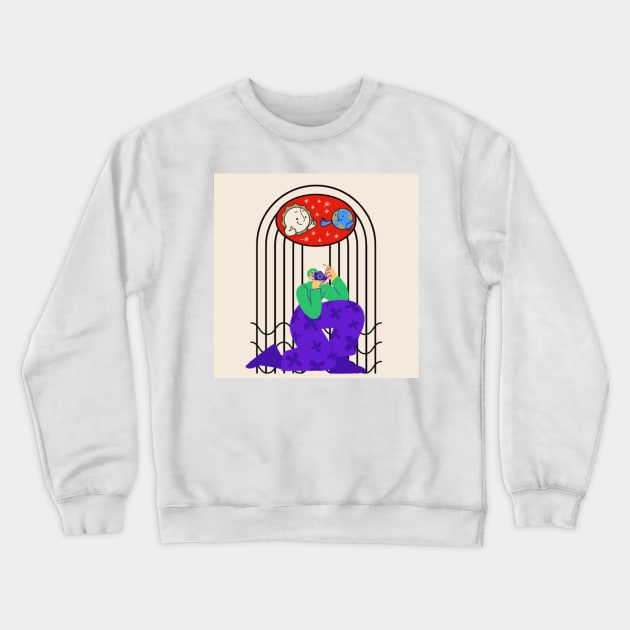 Klick Crewneck Sweatshirt by Zvonac